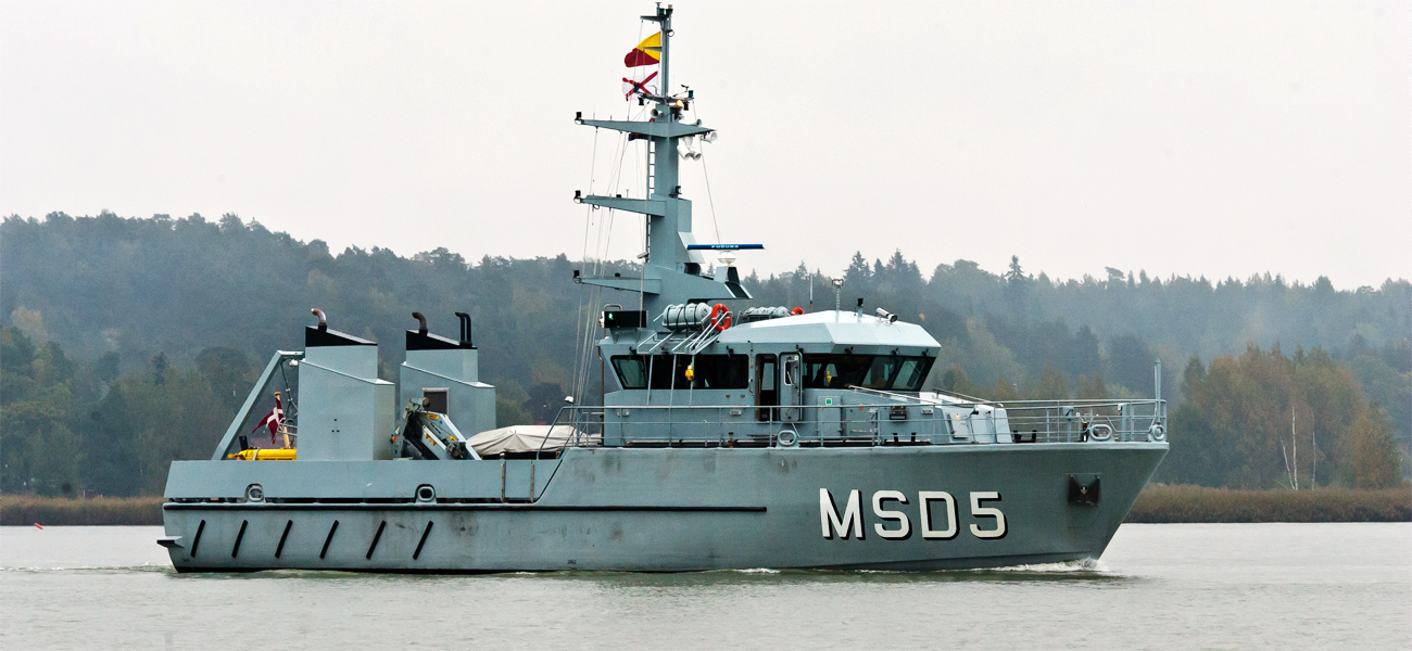 Danish Navy Ship HDMS HIRSHOLM MSD5