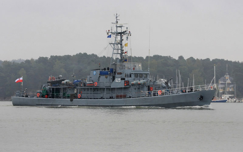 Polish Navy Ship ORP MEWA 623