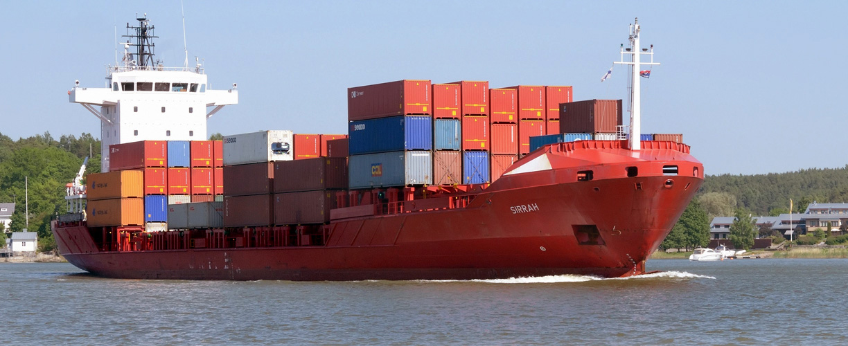 Container Ship SIRRAH - Uusi nimi SASCO ANIVA