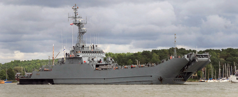 Polish Navy Ship ORP LUBLIN 821