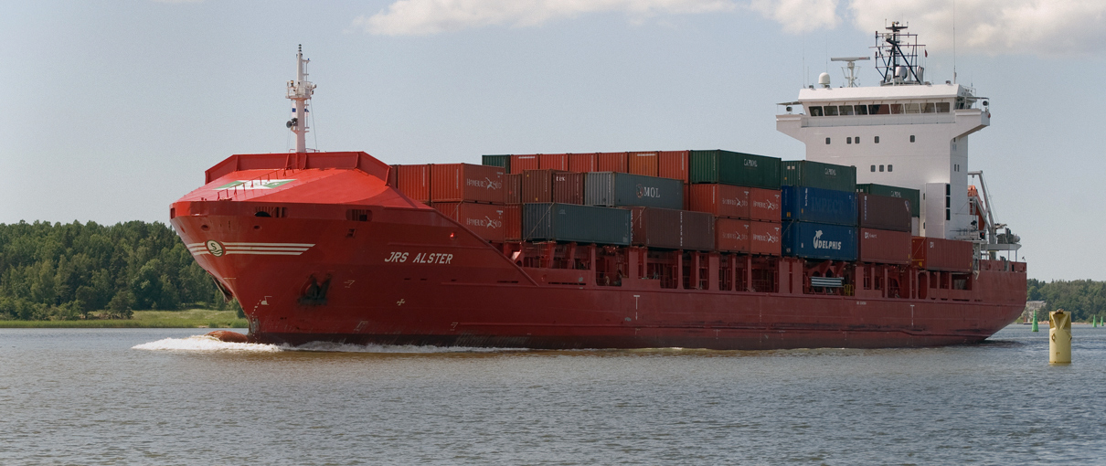 Container Ship JRS ALSTER - Uusi nimi CONMAR GULF