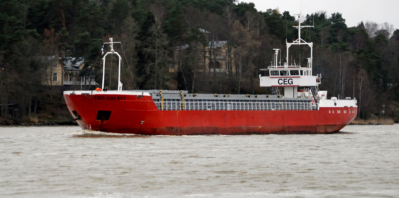 General Cargo Ship CEG GALAXY - Uusi nimi GALAXY TRADER