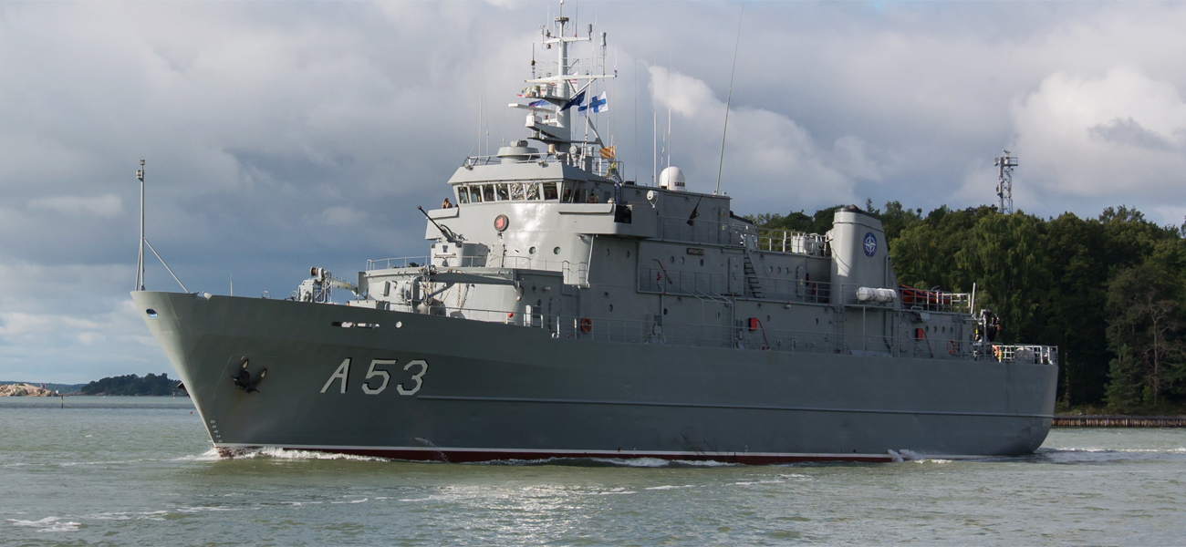 Latvian Navy Ship LVNS VIRSAITIS A53