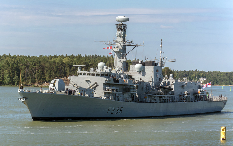 Royal Navy Ship HMS MONTROSE F236