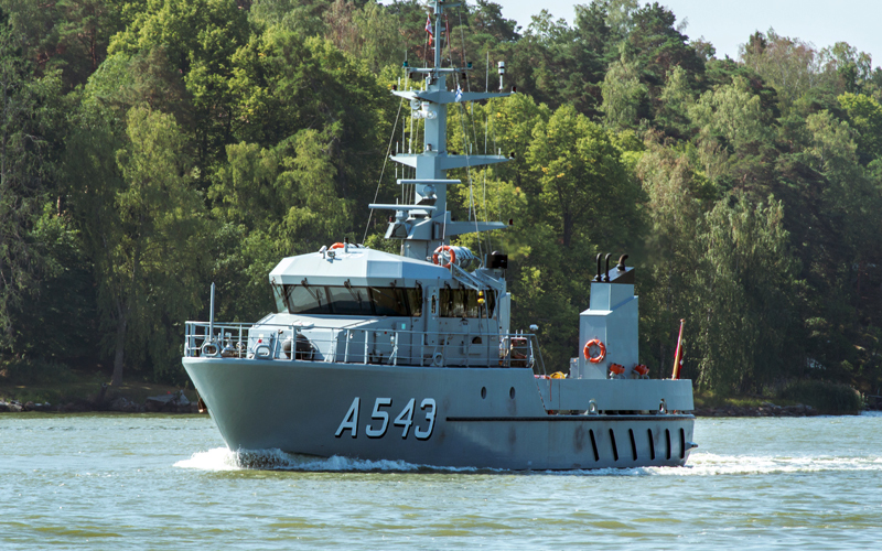 Danish Navy Ship HDMS ERTHOLM A543